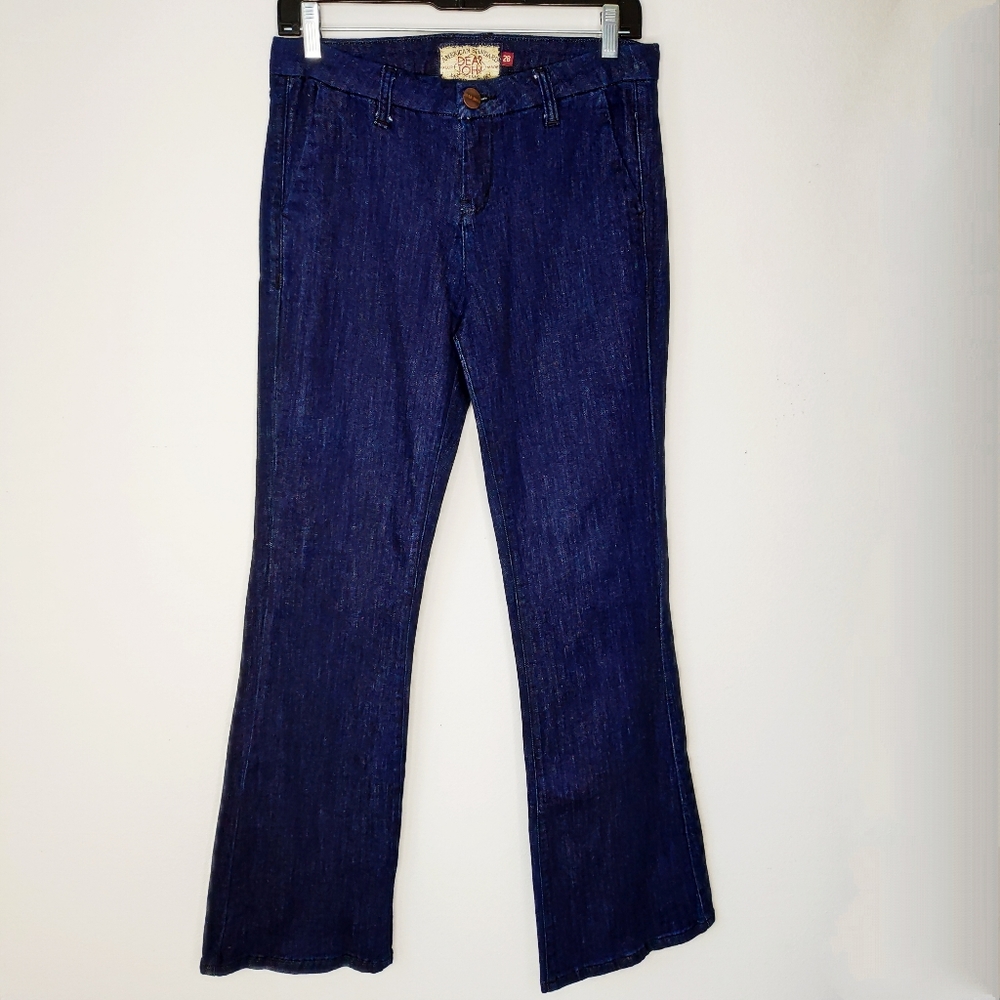 Dear John Jeans Virtue Blue Wide Leg Denim Sz 28
